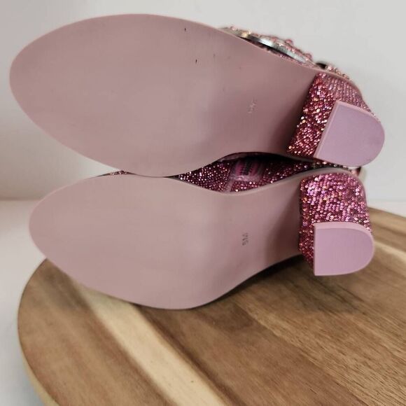 CLUB EXX Sheriff Shine Pink Cowboy Boots Women's Size 6 M Rhinestone - Picture 8 of 9